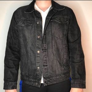 Mens Black Jean Jacket